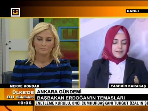 27 Mart 2012 Yasemin KARAKAŞ ülke tv Ankara Gündemi ni anlatıyor