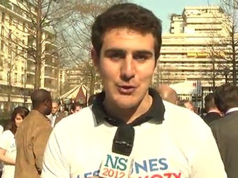 UMP - Tractage à Boulogne avec Claude Guéant