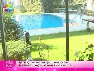 Berna Laçin'in çok konuşulan evi