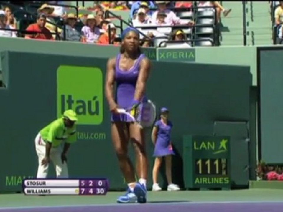 Miami: Serena Williams mit Revanche gegen Stosur