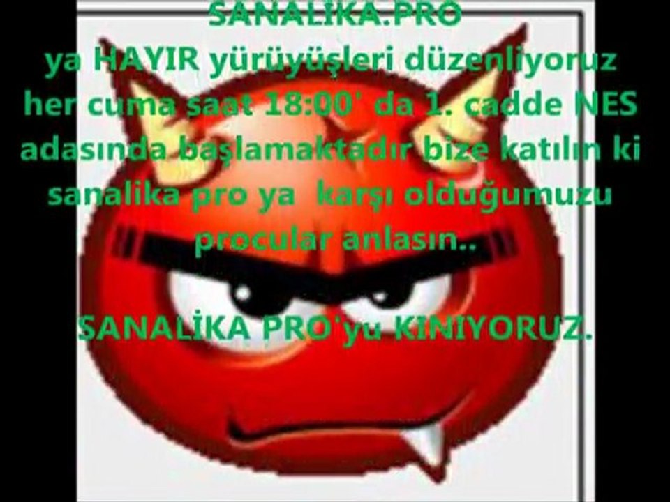 sanalika proyu kınıyoruz