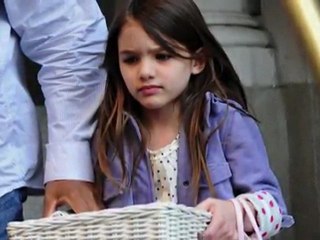 Katie Holmes Gets Caught in the Wind