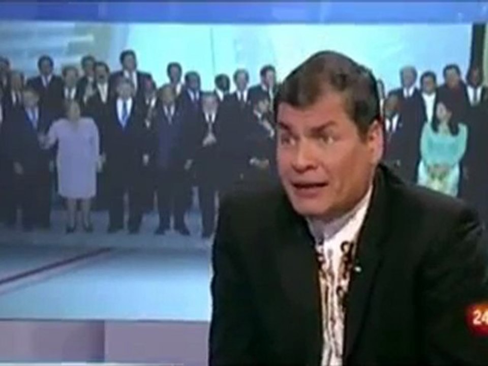 Rafael Correa rompió en TV Española muro de censura