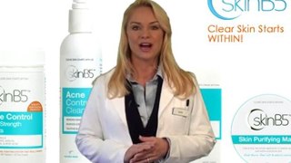 SkinB5 Clear Skin Starts Within - stop acne, pimples, blackheads, whiteheads, NATURALLY.mp4