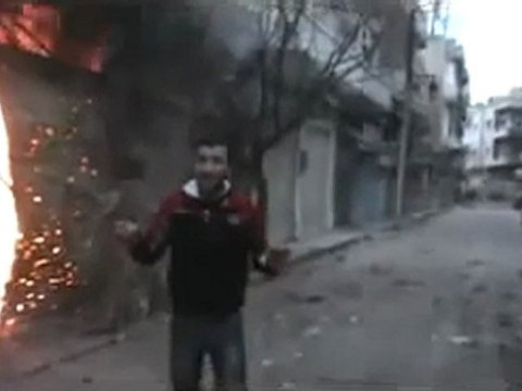 فري برس حمص الحميدية هذه منطقة يسكنها المسيحين 26 3 2012