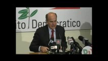 Bersani - Conferenza stampa sulla Direzione Nazionale del PD (26.03.12)