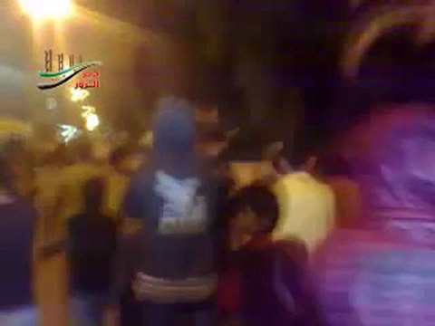 فري برس دير الزور مظاهرة مسائية حاشدة في حي العمال 26 3 2012 ج2