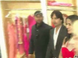Veena Malik Looks Too Hot In Red Dress At Studio 169 Launch