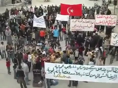 فري برس حلب تل رفعت لنصرة لواء احرار الشمال 26 3 2012جـــ 3