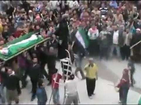 فري برس ادلب زفاف الشهيد احمد صالح الشواف معرة النعمان 26 3 2012