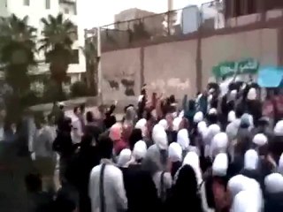 فري برس دمشق فريق تظاهر نشاط الشعب السوري واحد   دمشق  الأحد 25 3 2012