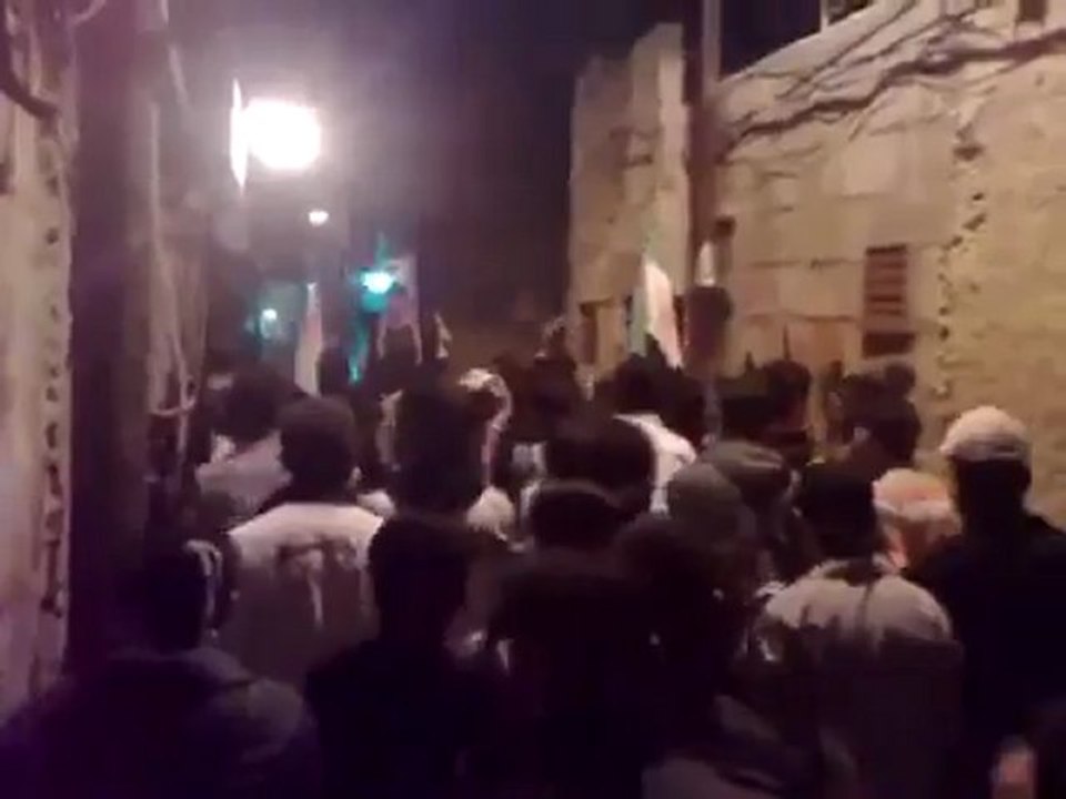 فري برس ‫دمشق مسائية حي برزة البلد 25 3 2012‬‎