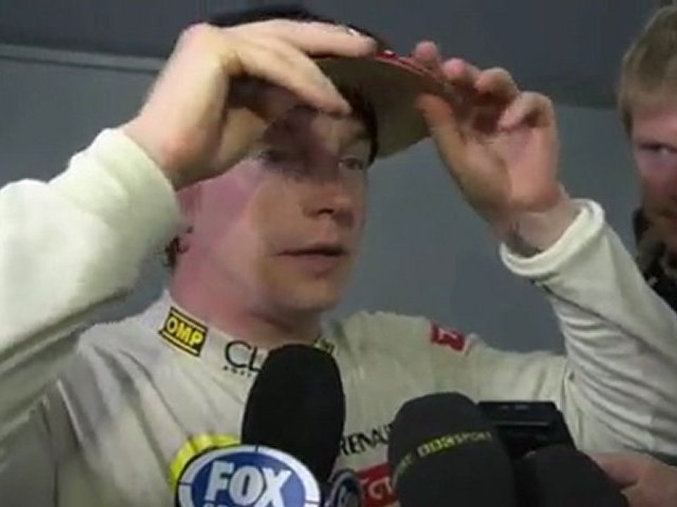 Malaysia 2012 Kimi Räikkönen Race Interview BBC