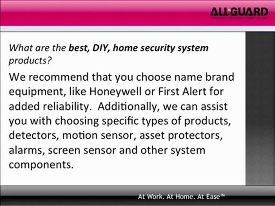 Best DIY Home Security System | Bay Area Residential Monitored Systems