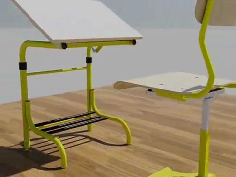 Chaise et table Herlift / Héphaïstos