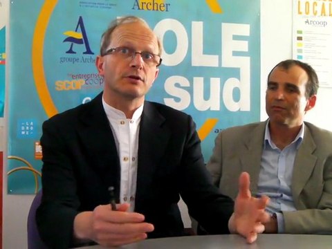 Cyril Kretzschmar au Pôle territorial de coopération économique Pôle sud à Romans