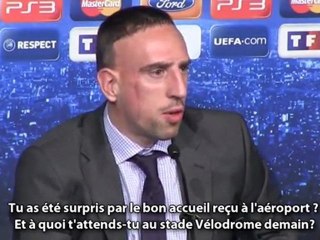 Ribéry : "La même mentalité que les Marseillais"