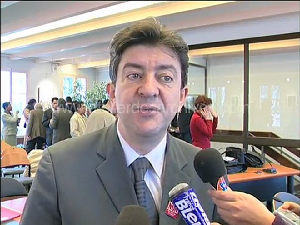 Melenchon campagne pour le non au référendum de 2005