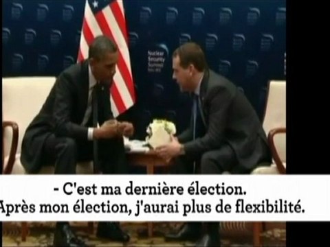 Obama et Medvedev, piégés par les micros