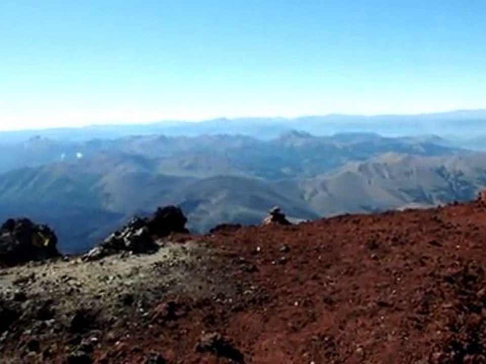 Sommet du volcan Lonquimay