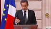 Discours de N. Sarkozy à l'Elysée