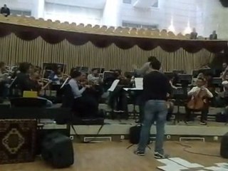 Bugra CANKIR plays Flute piece Bach, Badinerie with Orchestra
