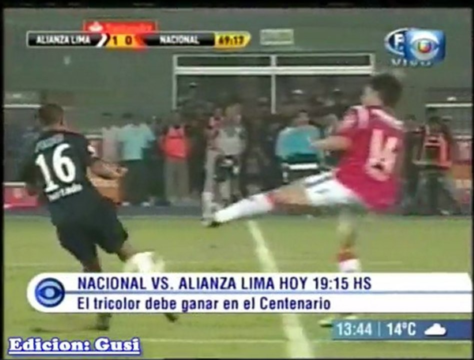 Nacional vs. Alianza Lima hoy 19:15 HS
