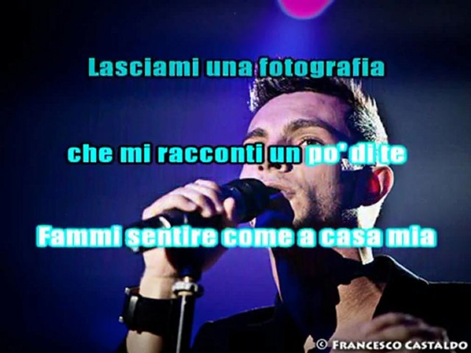 Marco Carta - Niente più  di me karaoke