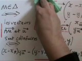 Mathématiques, équations de droites, partie 1/3
