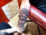 İstanbul dövme salonu tattoo murat old school dövme çalışması şişli dövmeci
