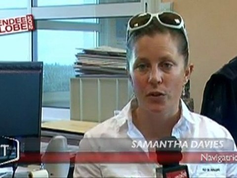 Samantha Davies visite la MFR de Gilles-Croix-de-Vie