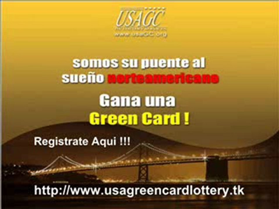 Consigue tu (Usa Green Card Lottery)