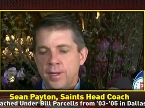 Sean Payton Talks Suspension, Parcells