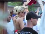 Paris Hilton Dances in Miami Beach