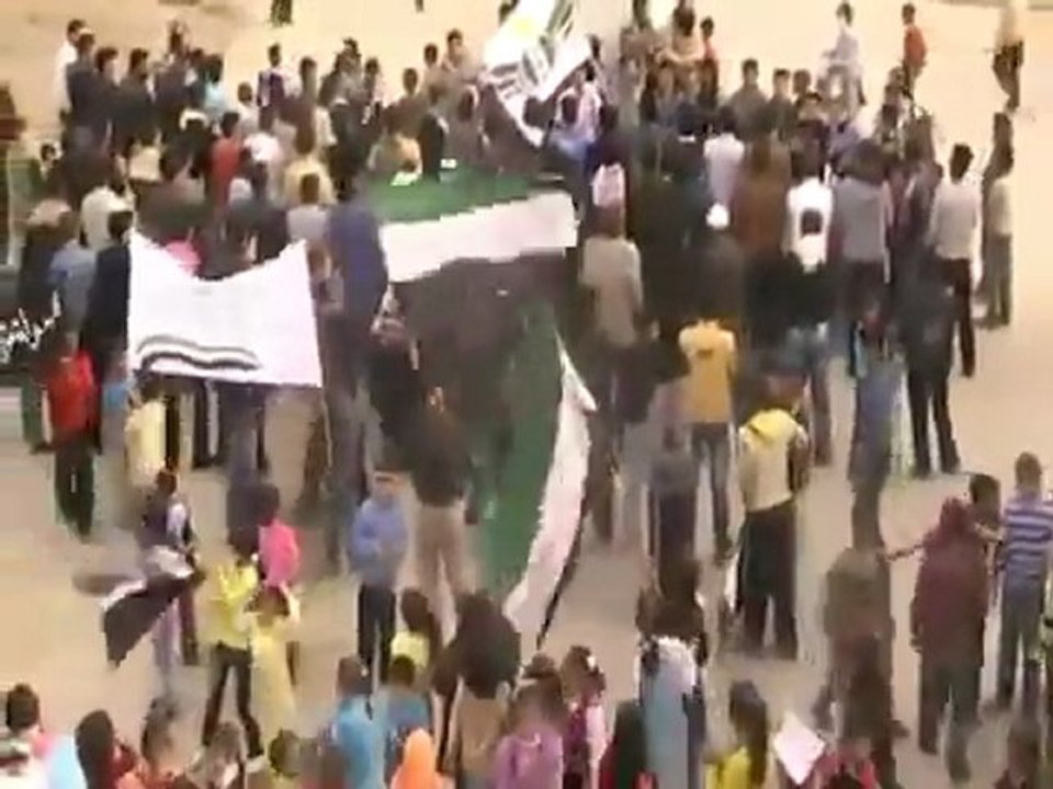 فري برس حمص الحولة مظاهرة مسائية في الحي العمري 26 3 2012