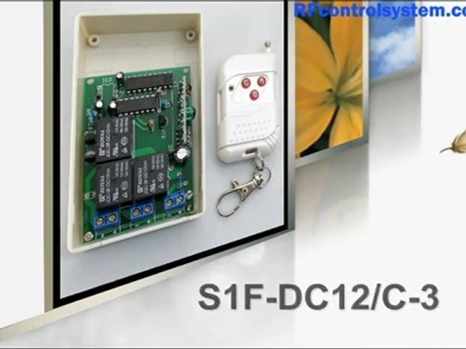 2CH DC12V RF Inversion Motor Remote Controller Toggle/Momentary/Latched