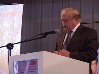 Meeting de Montredon : Soutien de Roland Courteau à Marie-Hélène Fabre