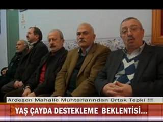 1 - Ardeşenli Muhtarlardan Tepki