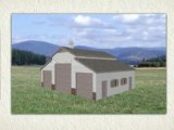 Monitor Barn Plans with Living Quarters -  Barn Floor Plans