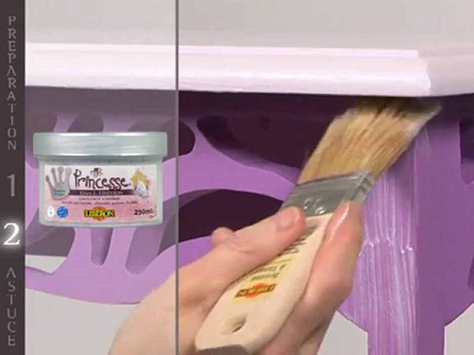 Peinture Meuble pour enfants - Effet Princesse de Libéron
