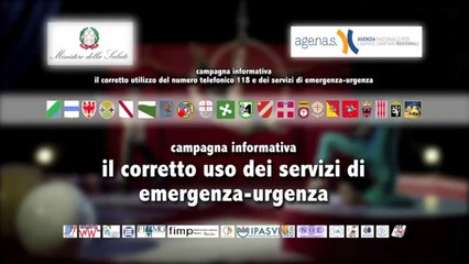 Spot - Il corretto uso dei servizi di emergenza urgenza (27.03.12)