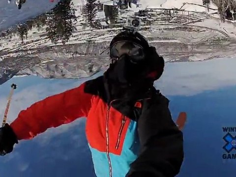 Head Cam - Tom Wallisch Ski Slopestyle Winter X Games 2012