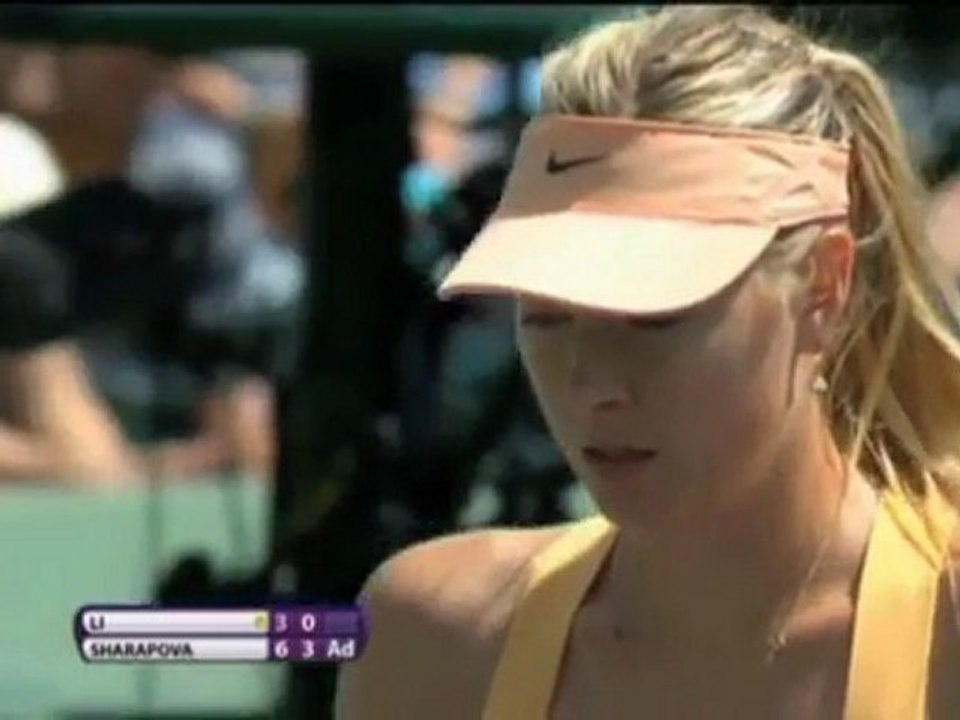 Scharapowa macht kurzen Prozess