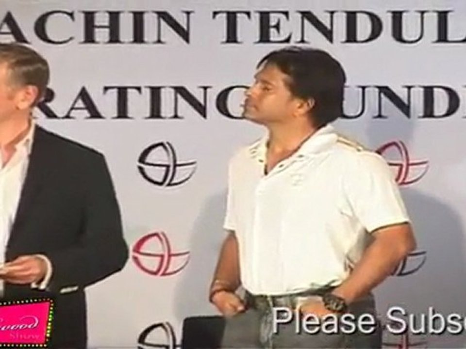 Maestro Sachin Tendulkar Celebrating His historical 100th Century In A New Dashing Look