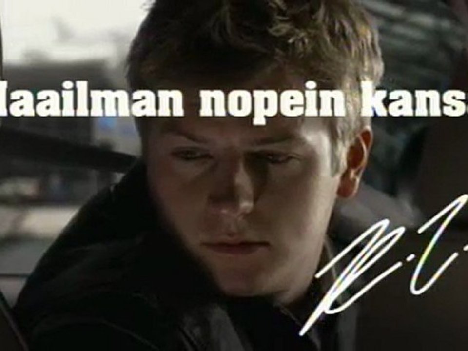 Kimi Räikkönen Finland - Fastest Nation Advertisment