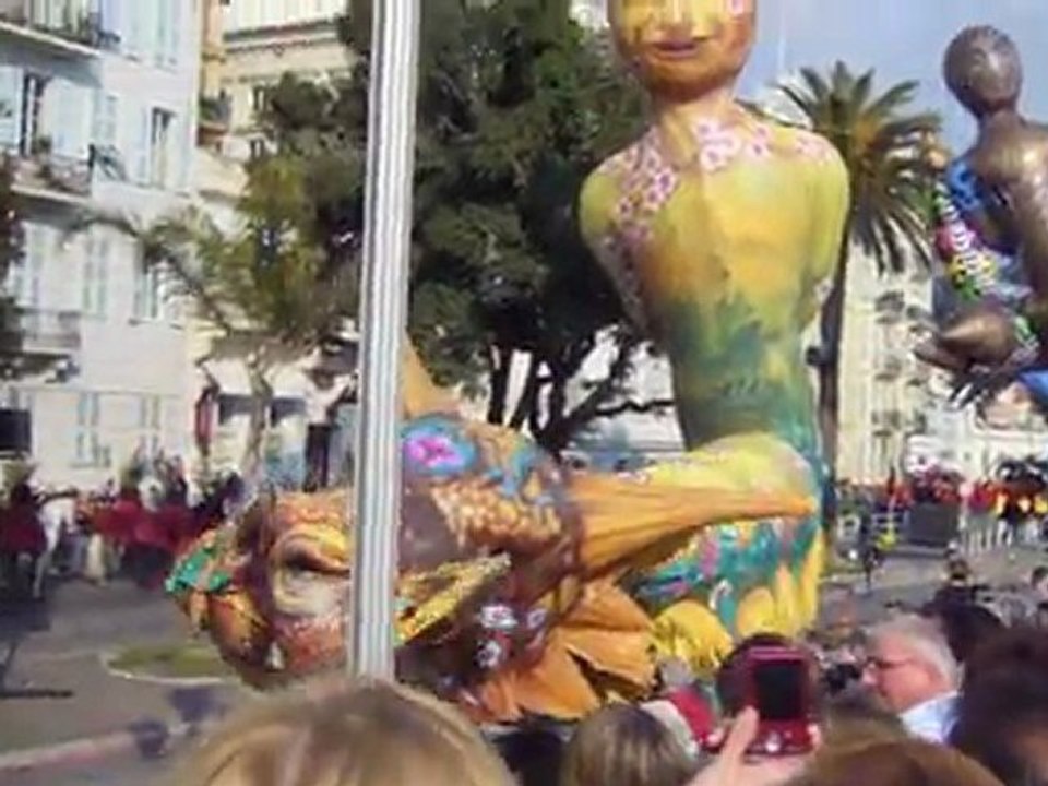 Personnages gonflables au Carnaval de Nice