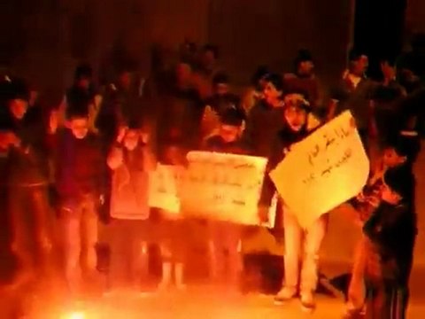 فري برس إدلب أريحا أطفال أريحا ينامون ويستيقظون على هتافات الحرية 27ـ3ـ2012