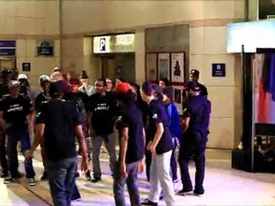 flashmob au centre d'animation les Halles 24 mars 2012