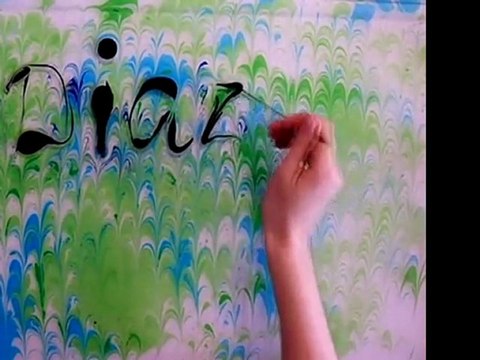 Водная анимация Слова на воде water animation