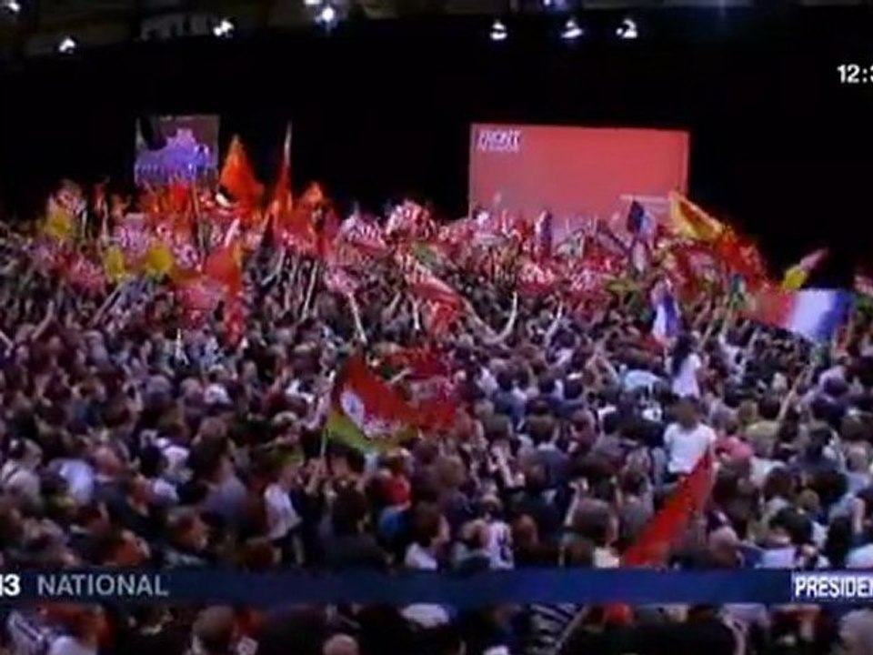 Mélenchon - Meeting de Lille du 27 mars 2012 (12-13 France3 28-03-2012)